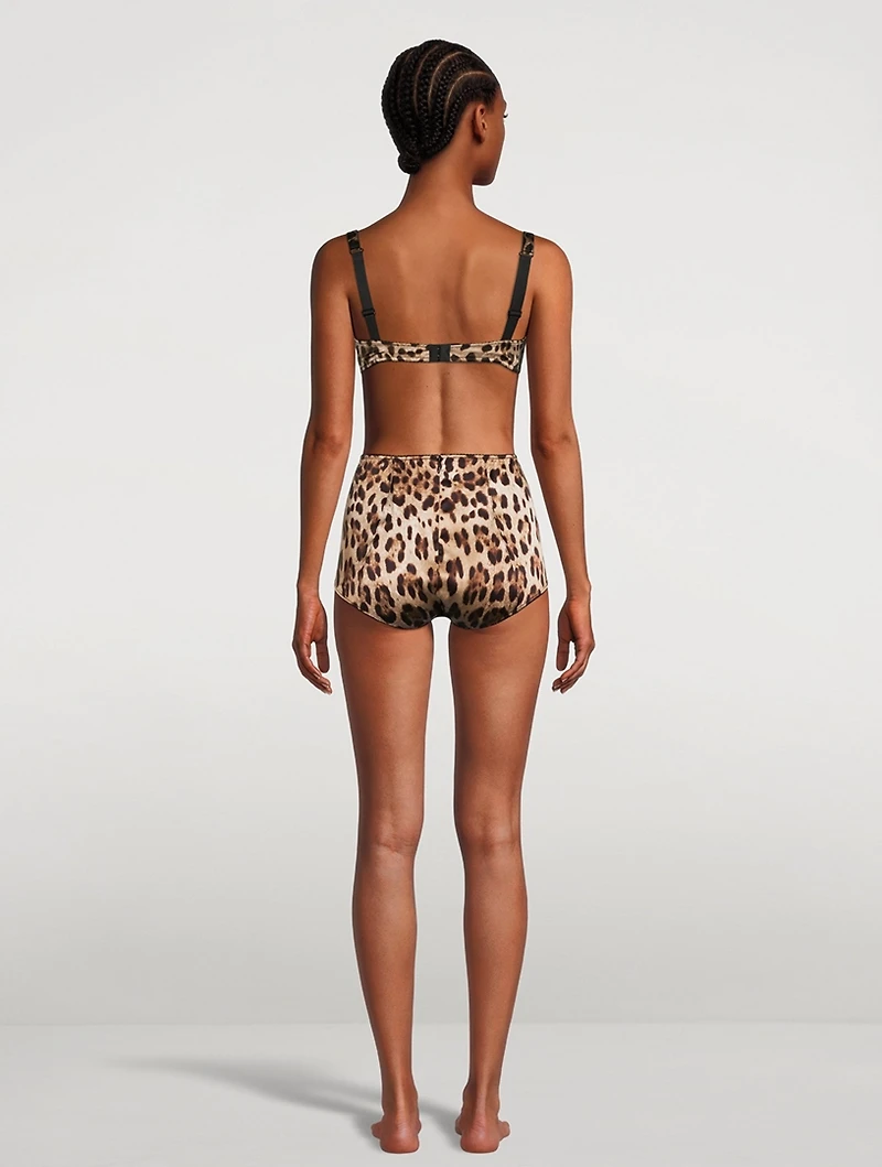 Full Coverage Briefs Leopard Print
