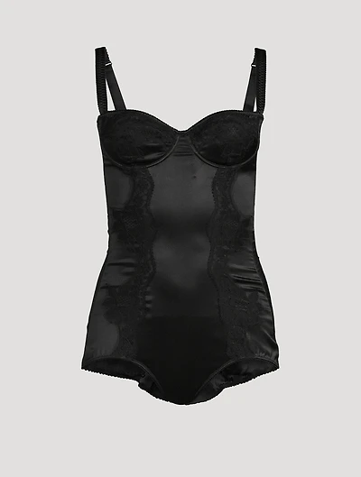 Silk Lace Bodysuit