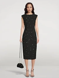 Aliyah Embellished Midi Dress