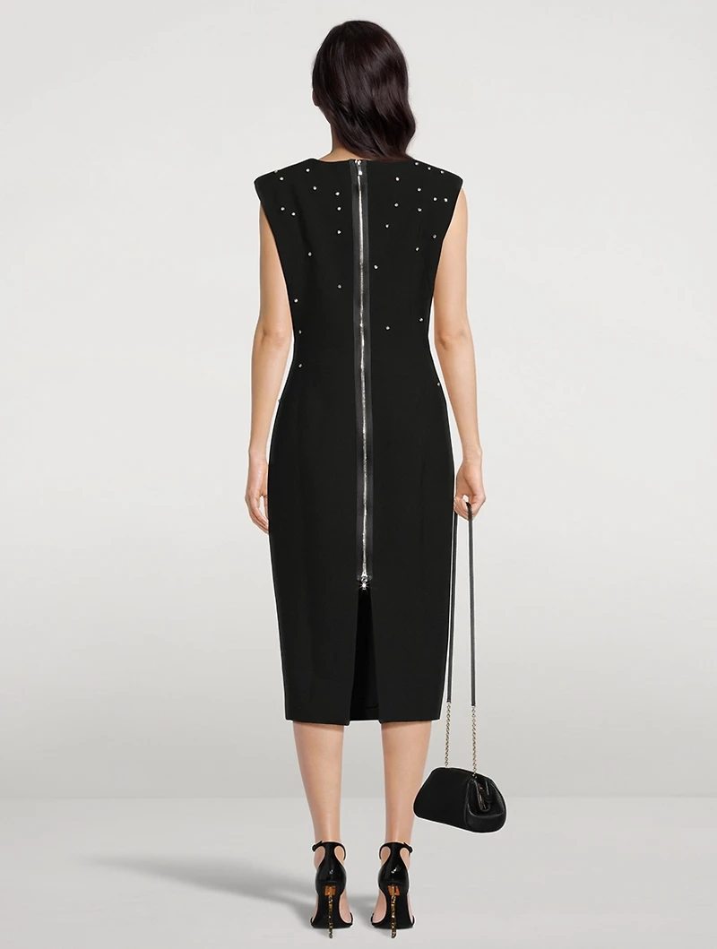 Aliyah Embellished Midi Dress