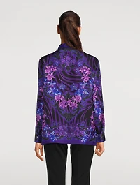 Orchid Barocco Silk Shirt