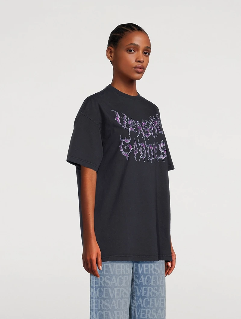 Versace Goddess Oversized T-Shirt