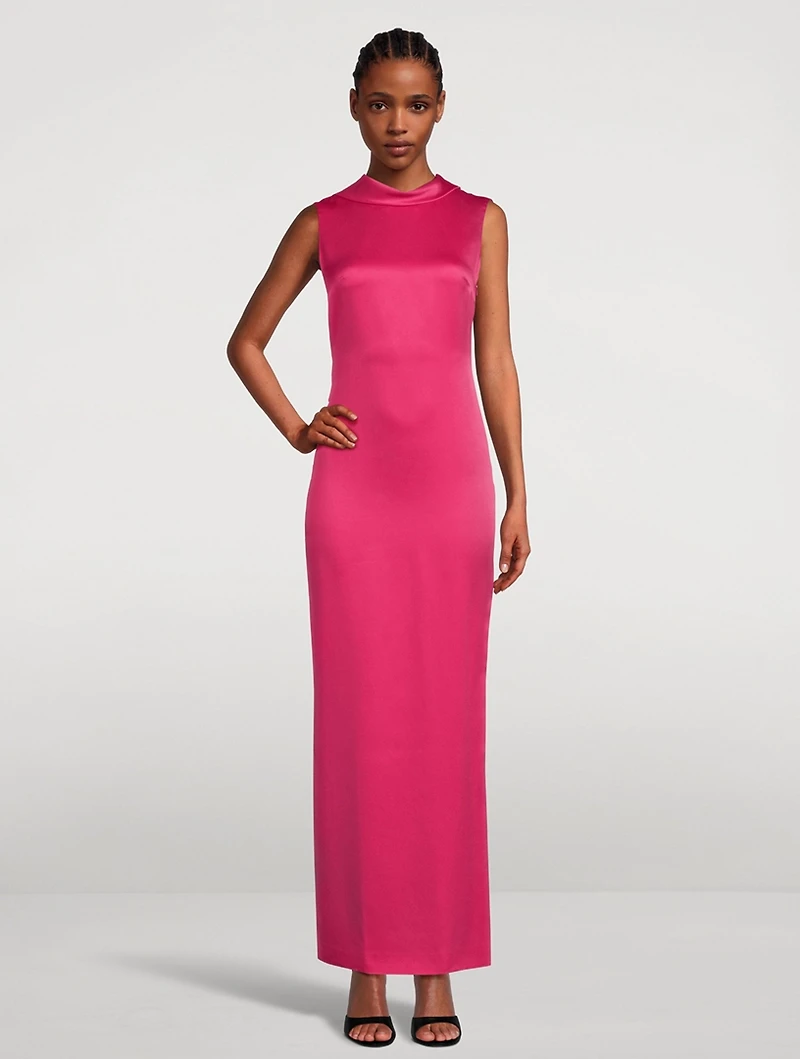 Cowlneck Maxi Dress