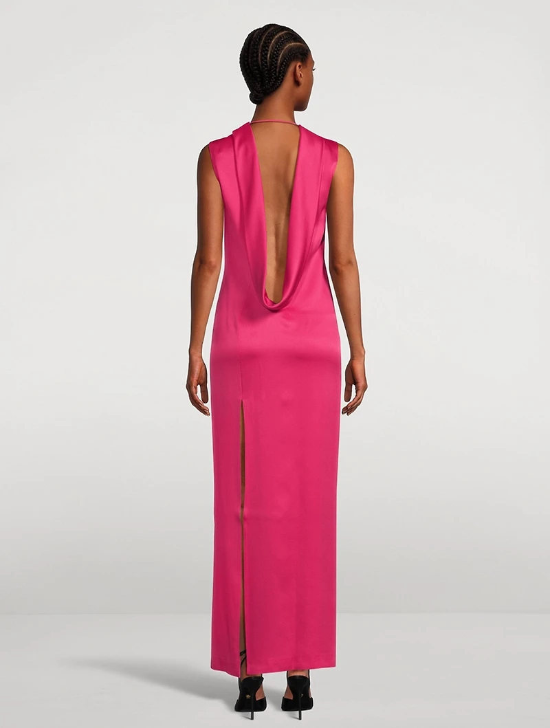 Cowlneck Maxi Dress