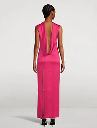 Cowlneck Maxi Dress
