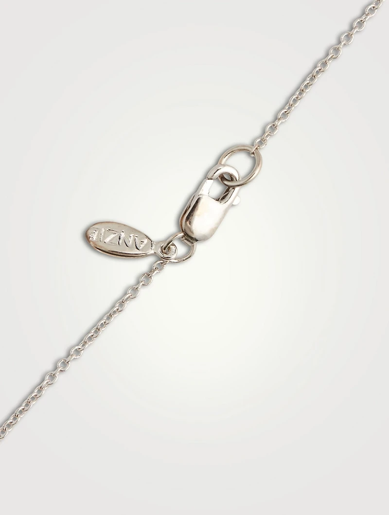 14K White Gold Cable Chain