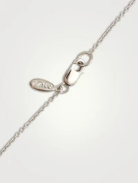 14K White Gold Cable Chain