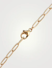 14K Gold Multi Charm Pendant Necklace