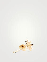 Jac+Jo 14K Gold Icon Enamel Starburst Stud Earrings
