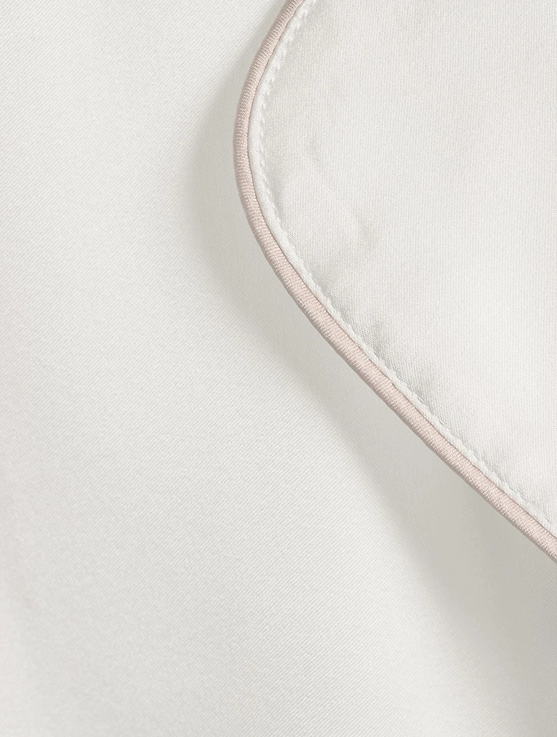 Short-Sleeve Silk Shirt
