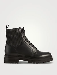 Martis Leather Combat Boots