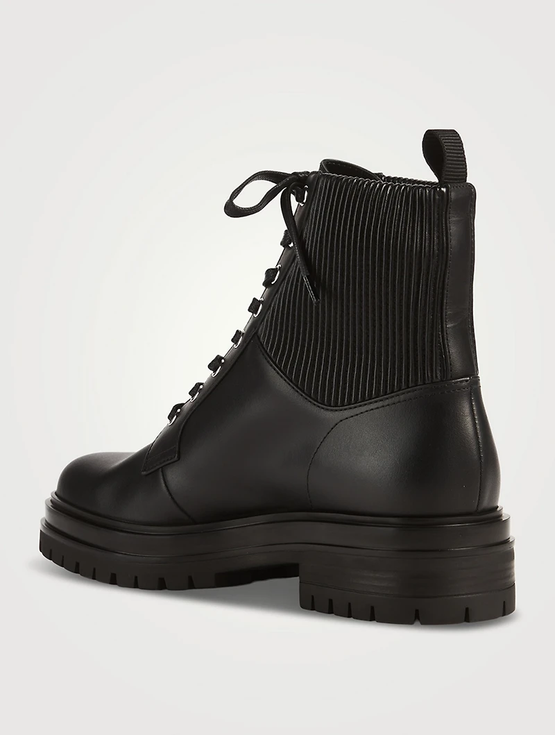 Martis Leather Combat Boots