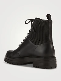 Martis Leather Combat Boots