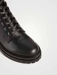 Martis Leather Combat Boots