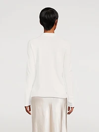 Long-Sleeve Collar Cardigan