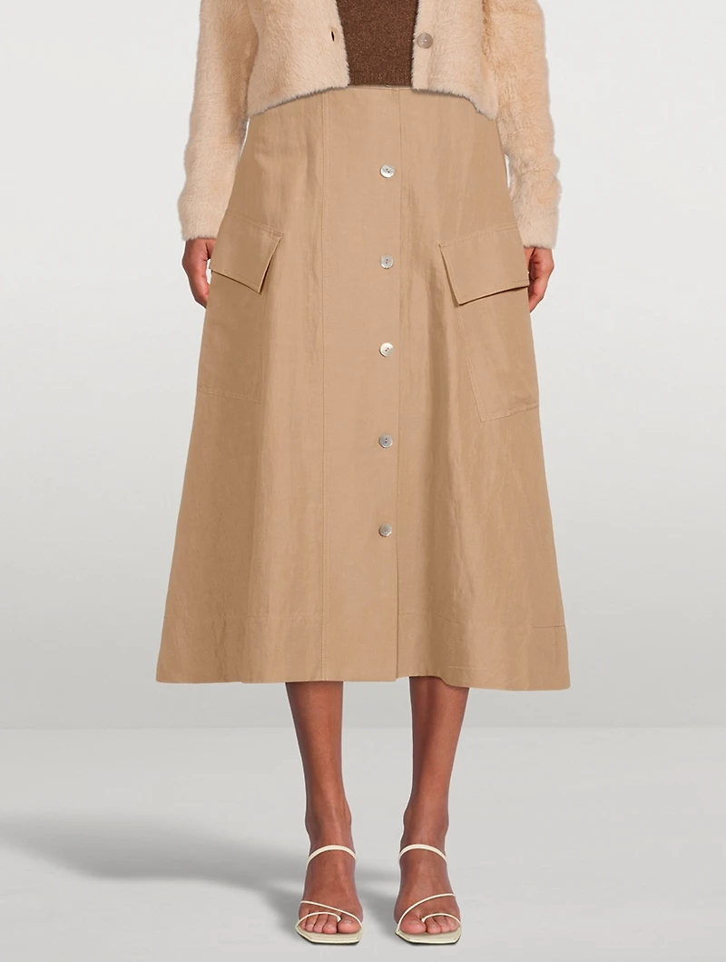 Utility Midi Skirt