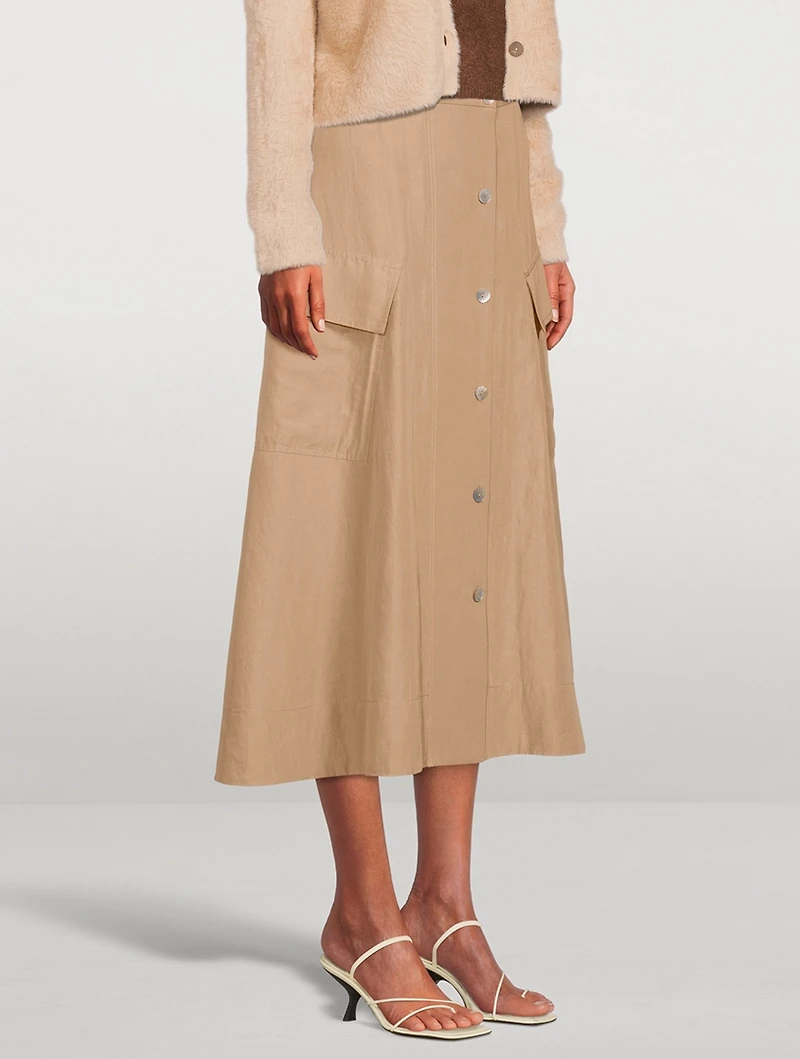 Utility Midi Skirt