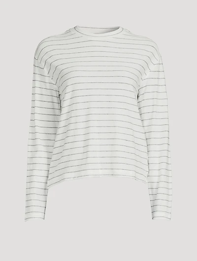 Long-Sleeve T-Shirt Stripe Print