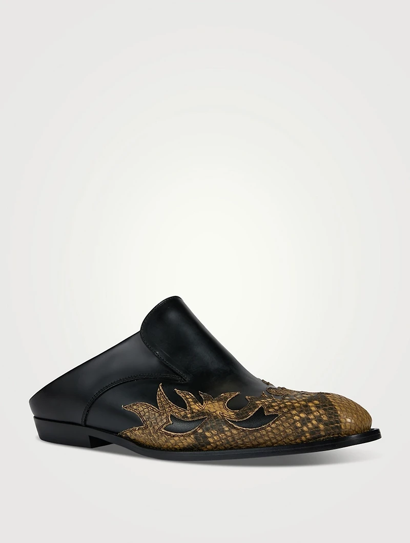 Leather Cowboy Mules