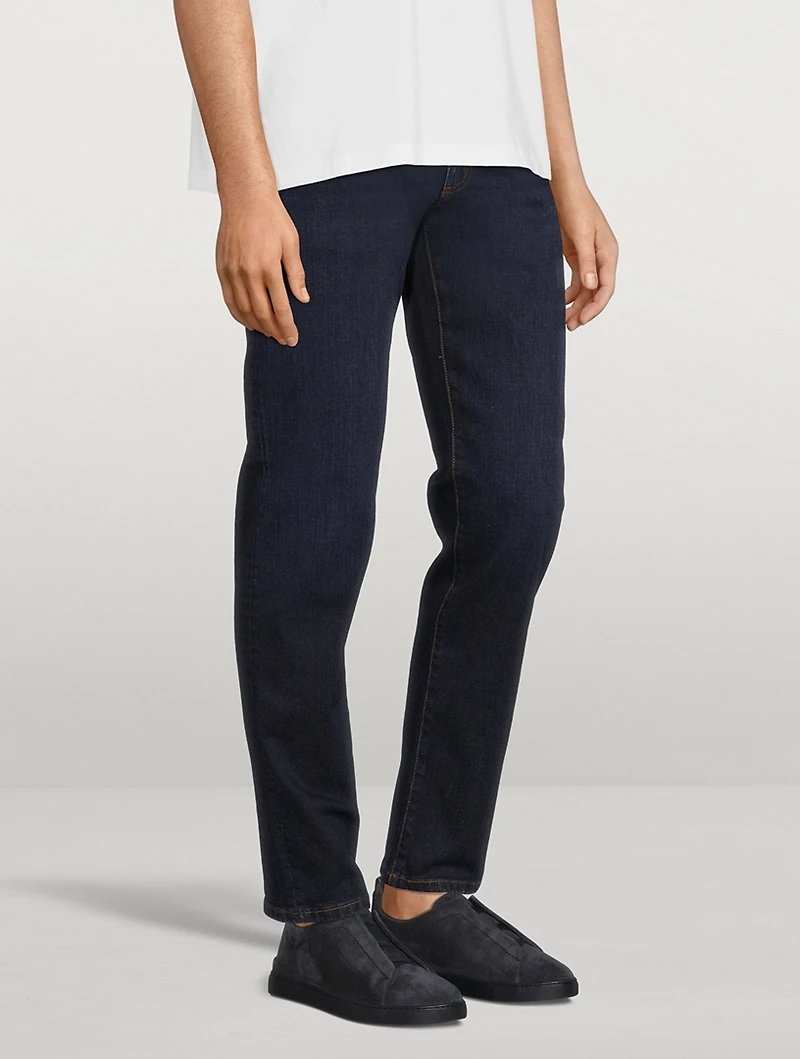 City Comfort Cotton Slim-Fit Jeans