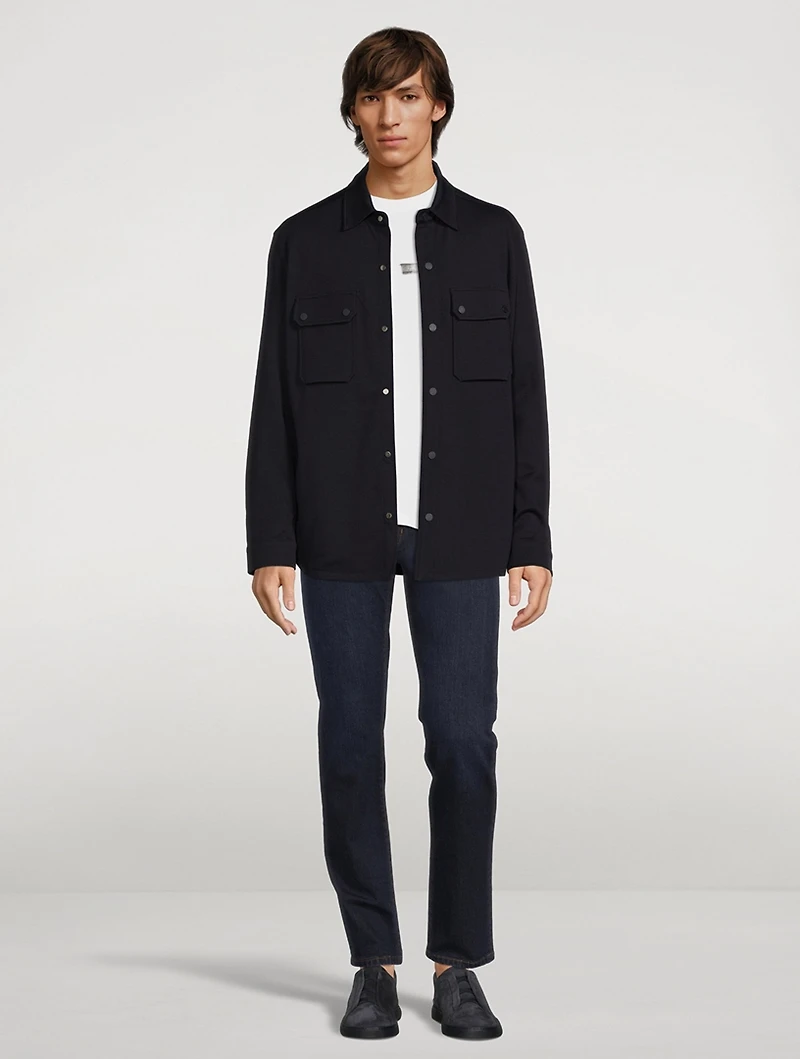 City Comfort Cotton Slim-Fit Jeans