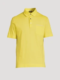 Cotton Short-Sleeve Polo Shirt