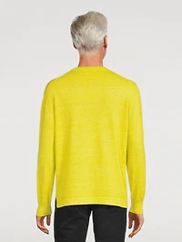 Cashmere And Linen Crewneck Sweater