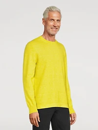 Cashmere And Linen Crewneck Sweater