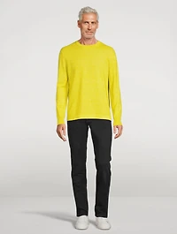 Cashmere And Linen Crewneck Sweater