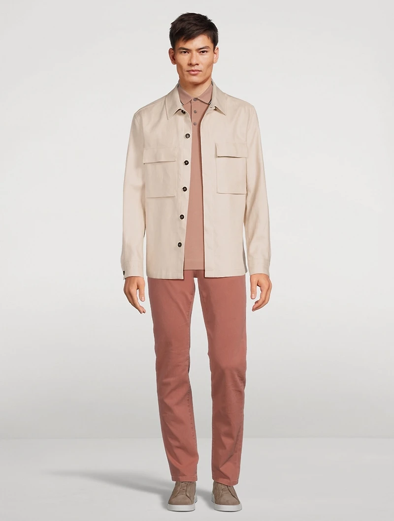 Stretch Cotton Slim-Fit Jeans
