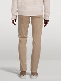 Cotton Stretch Slim-Fit Pants