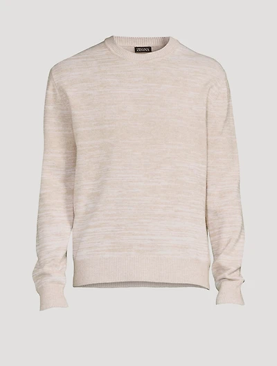 Cashmere Cotton And Linen Sweater