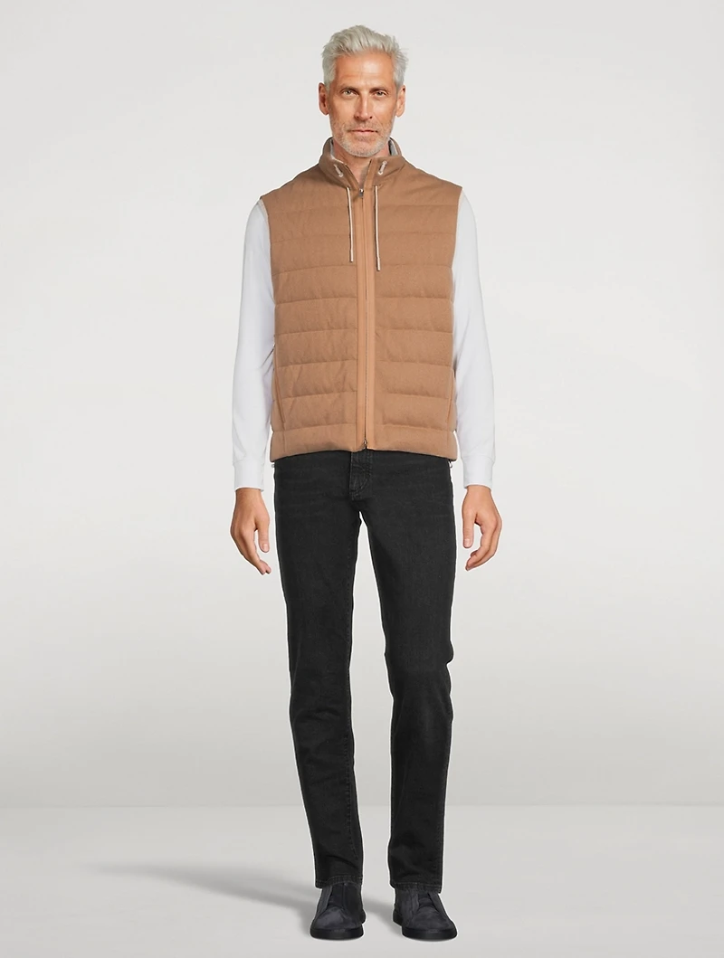 Cashmere Down Vest