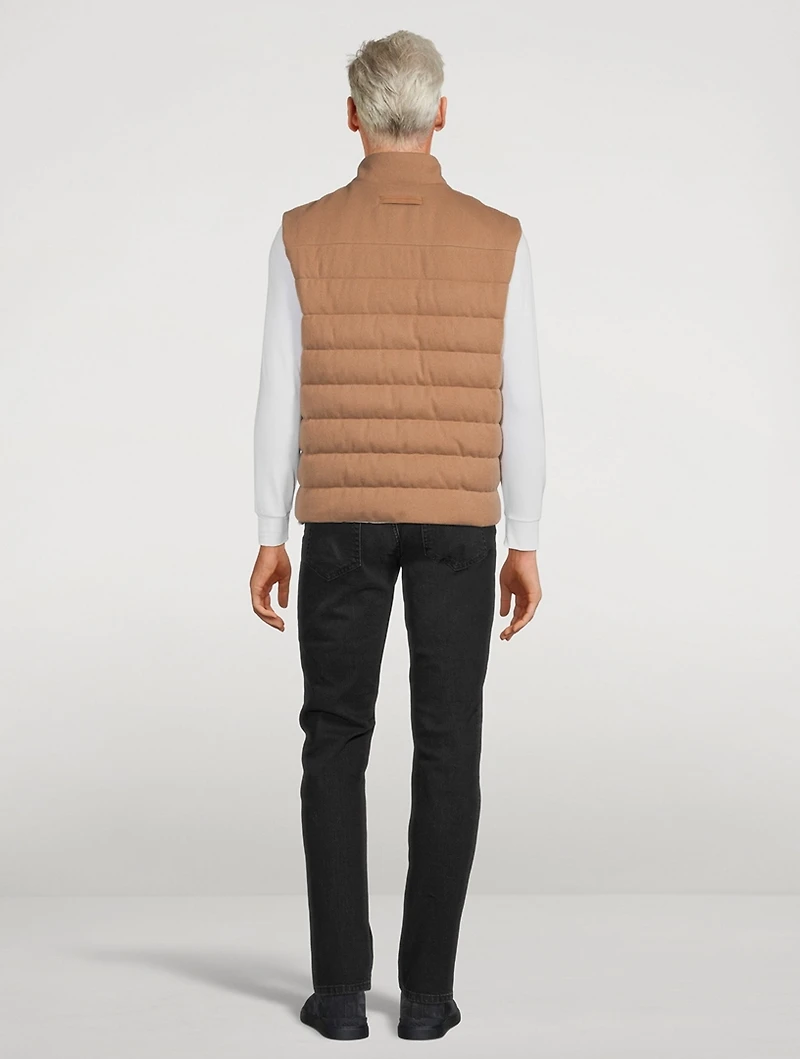 Cashmere Down Vest