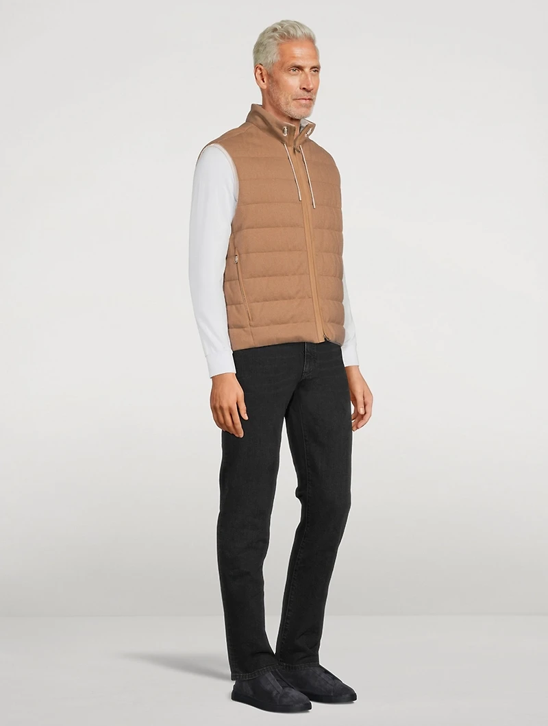 Cashmere Down Vest