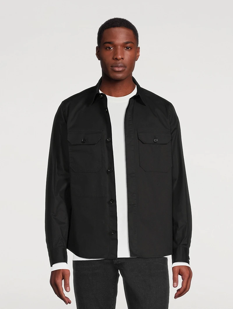 Cotton Stretch Overshirt