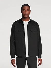 Cotton Stretch Overshirt
