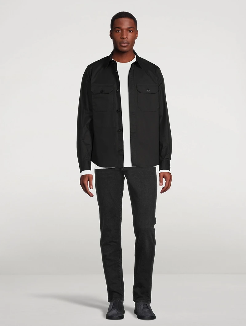 Cotton Stretch Overshirt
