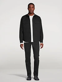 Cotton Stretch Overshirt
