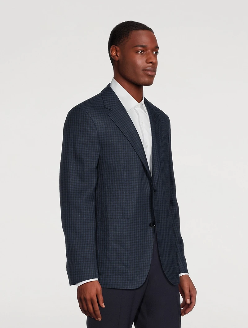 Linen Wool And Silk Jacket