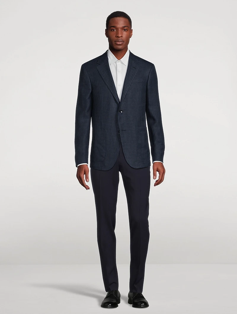 Linen Wool And Silk Jacket