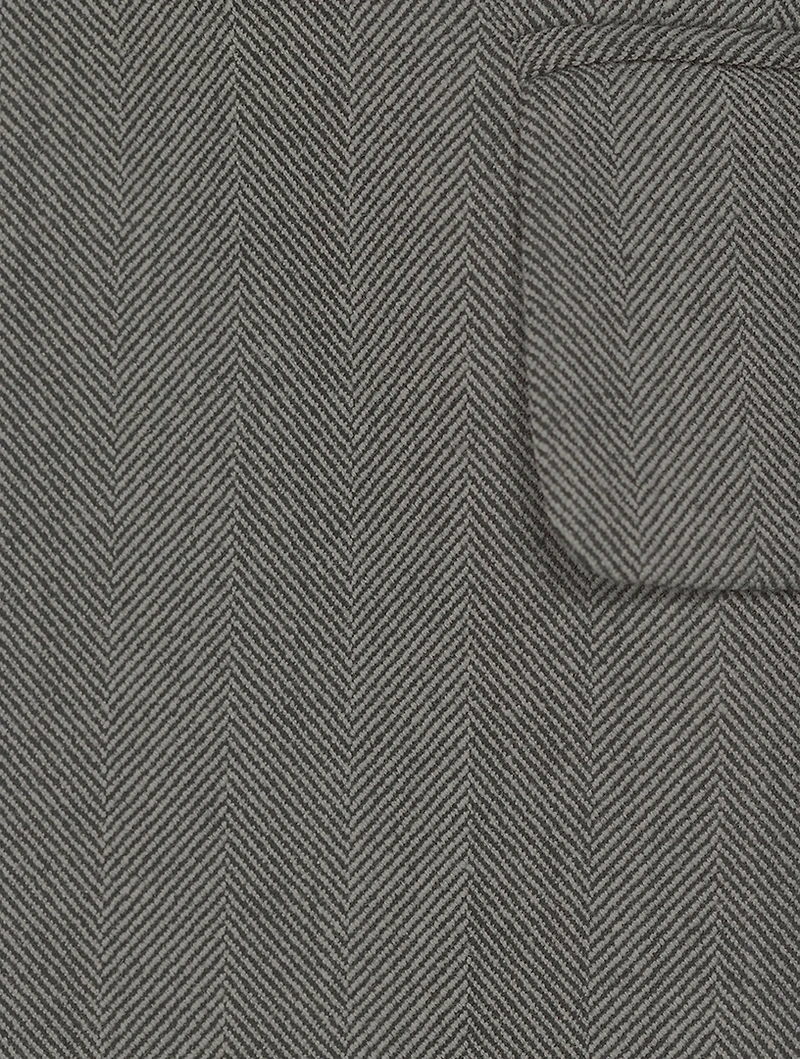 Single-Breasted Jacket Striped Print