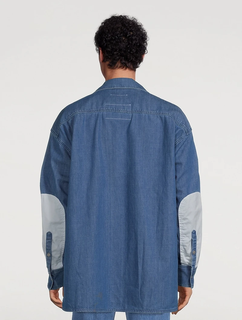 Cotton Loose Denim Shirt
