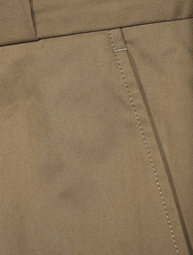Cotton Straight-Leg Pants
