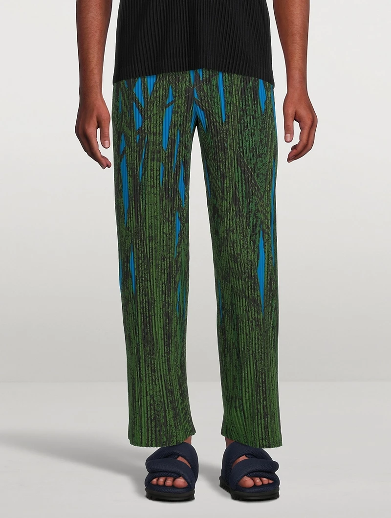 Grass Fields Loose Fit Straight Pants