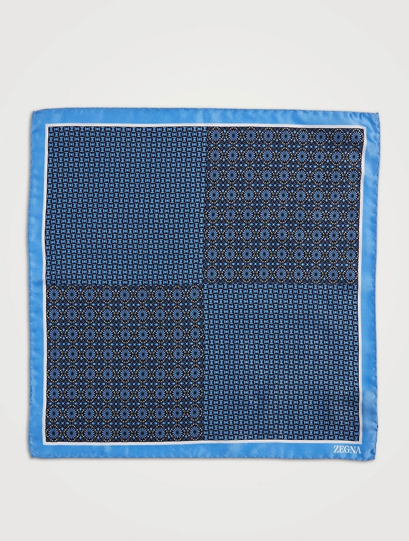 Silk Printed Pocket Square