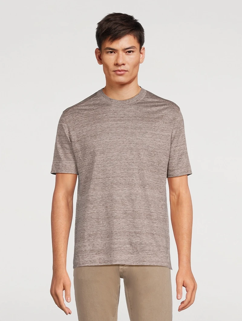 Linen Mélange T-Shirt