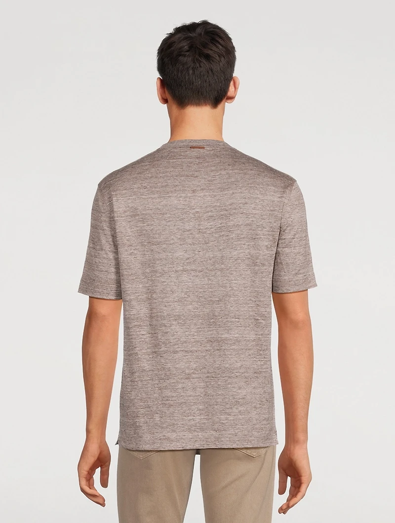 Linen Mélange T-Shirt
