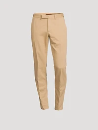 Cotton And Linen Chino Pants