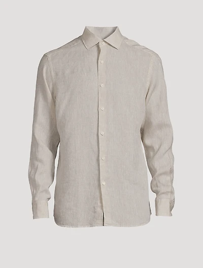 Linen Long-Sleeve Shirt